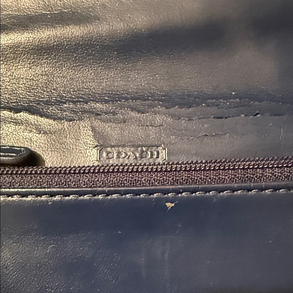 Coach Two-Tone Pink and Burgundy Crossbody Bag - Picture 10 of 14